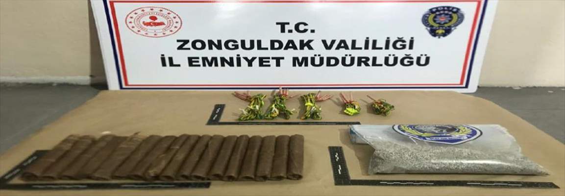 Zonguldak’ta uyuşturucu operasyonunda 4 kişi yakalandı